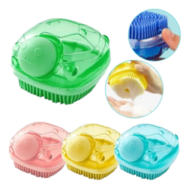CEPILLO MASAJEADOR CON DISPENSADOR DHT-005