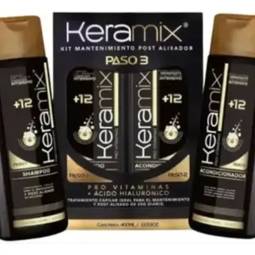 KERAMIX KIT PASO 3 ACIDO HIALURONICO 400 ML