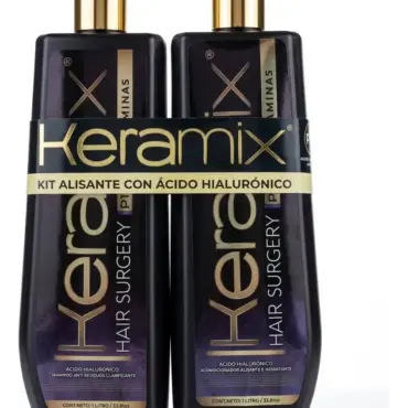 KERAMIX PASO 1 Y 2 ACIDO HIALURONICO  LITRO