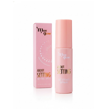 MAXGLOW FIJADOR DE MAQUILLAJE ABOUT SETTING