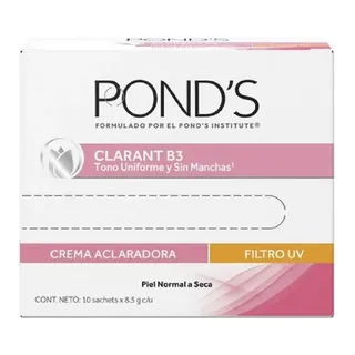 PONDS CREMA B3 ACLARANTE ROSADA SACHET  8.5GR