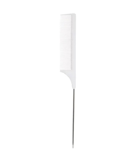 TONI&GUY PEINE CARBON PUNTA METAL BLANCO 06700