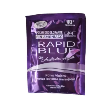 RAPID BLUE DECOLORANTE SIN AMONIACO 28GR