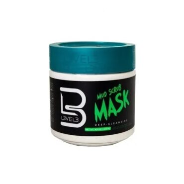 L3VEL3 MUD SCRUB MASK 500GR